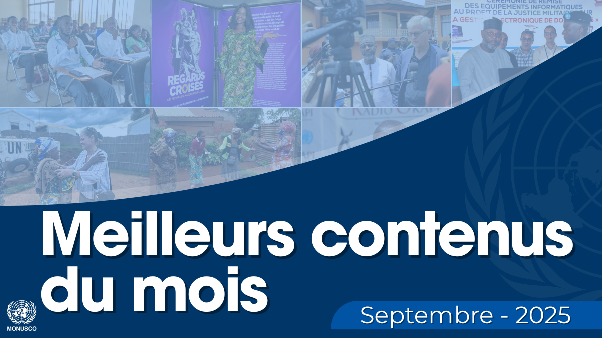 Un graphique avec la mention Meilleurs contenus du mois de Septembre 2025.