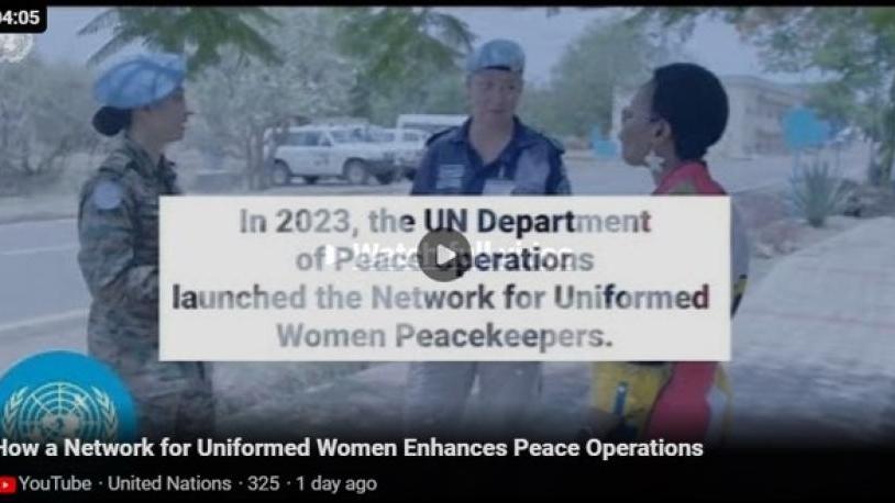 Uniformed Women Peacekeepers