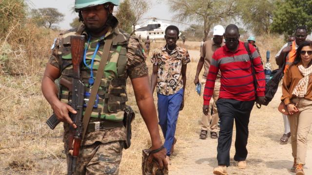UN Peacekeeping UNMISS South Sudan Jonglei Air patrol