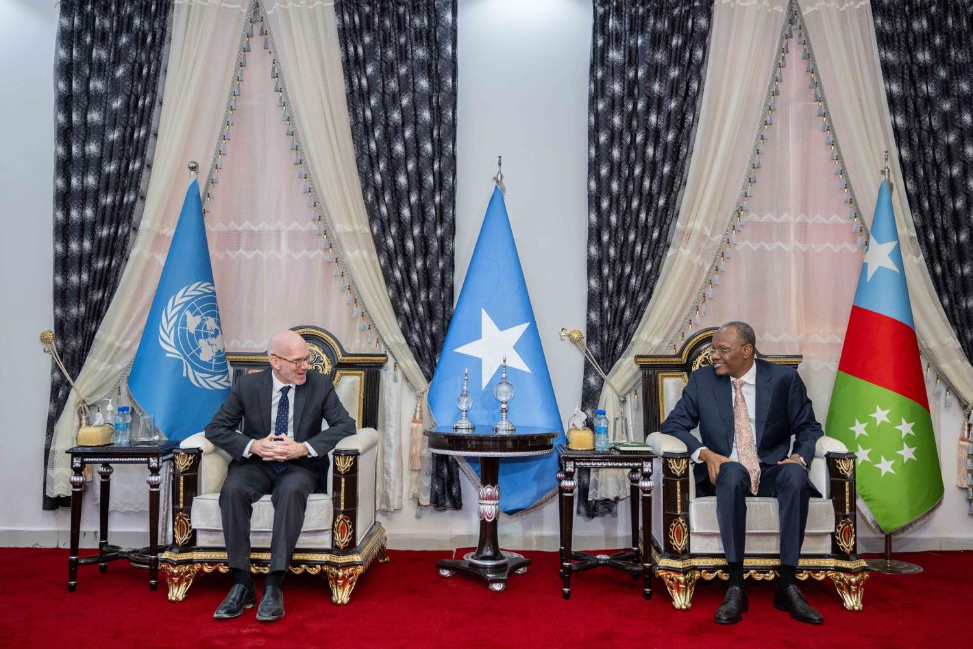 UN Special Representative James Swan visits Baidoa