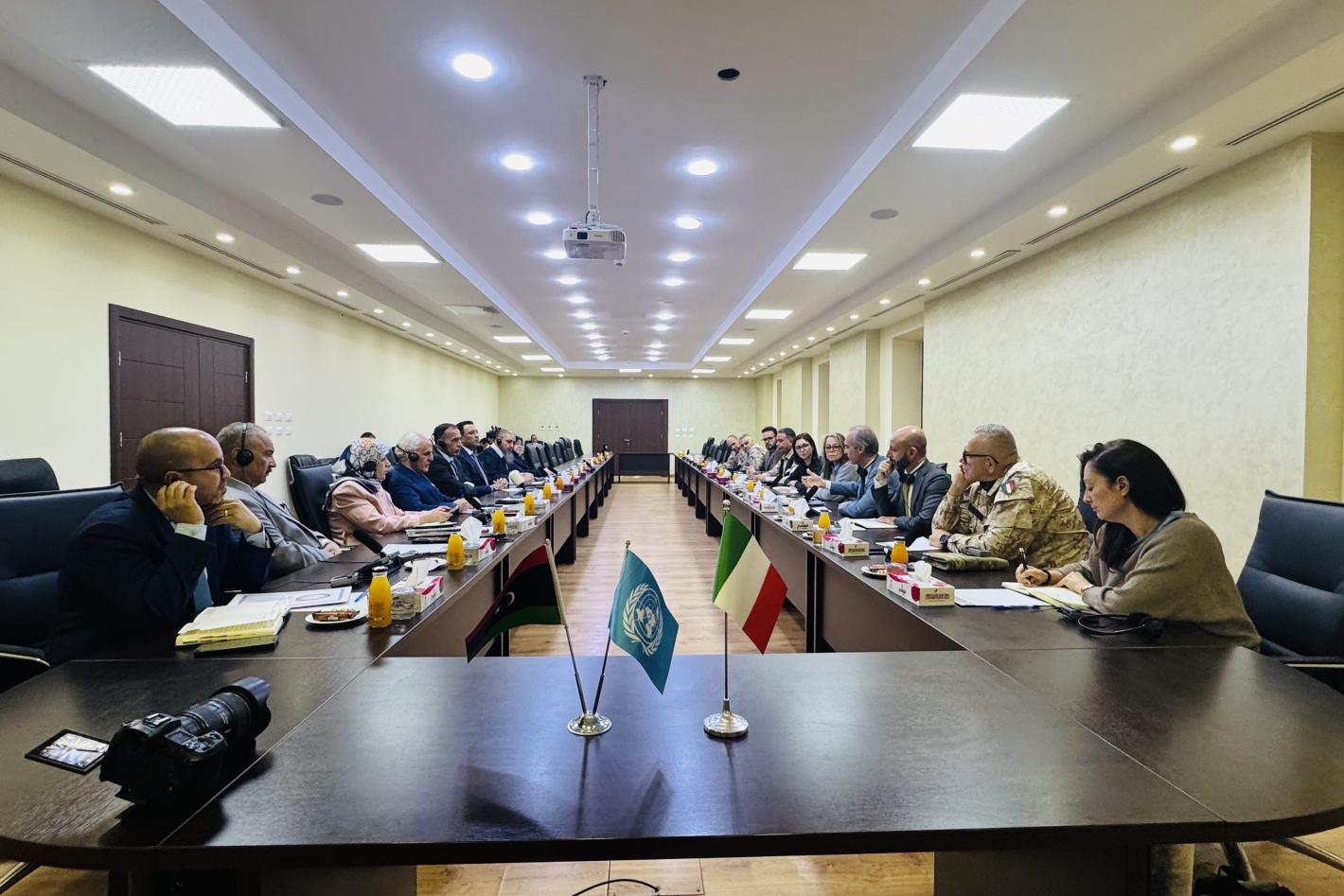 UN and Italy review progress on clearing Misratah blast site 