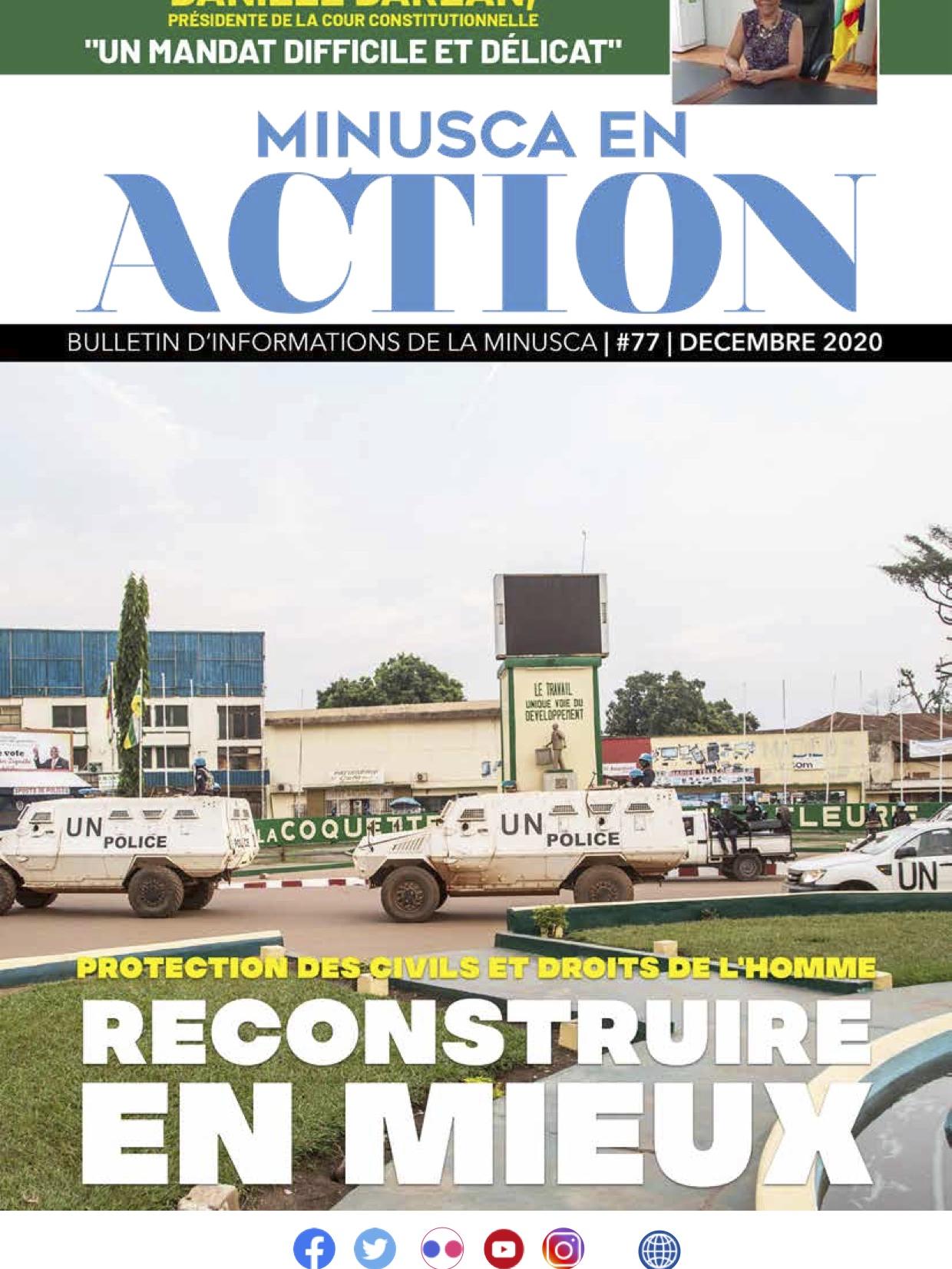 Couverture du bulletin d'information.