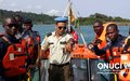 Practical exercise was part of a training session on maritime policing organized by United Nations Police for Ivorian gendarmes (San Pedro, March 2016)