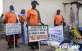 Ex-refugiées au Libéria, ces femmes, de retour en Côte d'Ivoire, se sont regroupées en associations pour une meilleure réintégration (Danane, avril 201) 