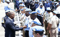 Des membres de la Police des Nations Unies policiers distingués par l’ONUCI