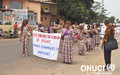 Elles clament haut et fort leur dynamisme et leurs ambitions lors d’un défilé pour marquer la Journée internationale de la Femme (Bouaké, mars 2016)