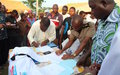 UNOCI and UNDP help villagers of Kountiguisso solve land disputes peacefully