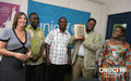 ONUCI FM a reçu le prix ICDB (International Children’s Day of Broadcasting Award) de l’excellence en radio (Abidjan, août 2008)