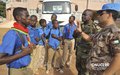 Journées de l'ONUCI à Bongouanou: des Casques bleus échangent avec de jeunes scouts (Février 2012)