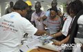 To mark World Aids Day, UNOCI organized a day of sensitization and voluntary testing at its headquarters (Abidjan, December 2015)