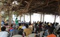 People of Monogaga sensitized to the reinforcement of social cohesion and the protection of women and children