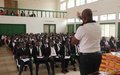 Bondoukou : l’ONUCI échange avec les étudiants du CAFOP sur l’importance de la culture de la paix