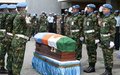 Ultime hommage de l’ONUCI à un officier nigérien de la Police onusienne 