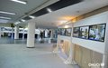 Photo exhibit of UNOCI activities organized in support of peace and stability in Côte d’Ivoire, from 2004 onwards, inside the hall of the Mission’s headquarters (Abidjan, July 2015)