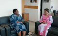 La Représentante spéciale reçoit la Ministre de la Solidarité, de la Famille, de la Femme et de l’Enfant de Côte d’Ivoire