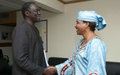 La Représentante spéciale reçoit le Directeur régional du Bureau du PNUD pour l’Afrique 