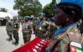 Peacekeepers from UNOCI's 19th Togolese Contingent decorated with United Nations Medal