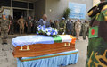 UNOCI Principal Deputy Special Representative attends tribute to late Staff Sergeant Maman Bachir