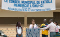 La Représentante spéciale inaugure le centre culturel de Katiola réhabilité par l'ONUCI 