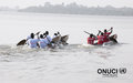 A boat race during the 37th edition of United Nations Days in Sassandra in January 2015