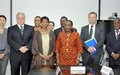 La Représentante spéciale et la Ministre de la Santé discutent de l’appui de l’ONUCI dans la gestion de la crise de l’épidémie à virus Ebola