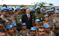 Le Secrétaire général des Nations unies échange avec les Forces impartiales 