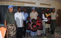 L’ONUCI encourage à l’excellence les élèves de l’école primaire publique de Fengolo 1 