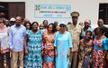 L’ONUCI et le PNUD et l’UNFPA offrent un centre d’écoute équipé à la coalition des femmes leaders de Duékoué