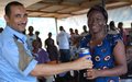Krézoukoué : les populations sensibilisées sur les droits de l’Homme, la préservation d’un environnement électoral apaisé et la fièvre à virus Ebola