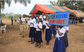 Caravane scolaire de Bin-Houyé : les élèves échangent avec l’ONUCI sur la culture de la paix et la lutte contre les grossesses précoces 