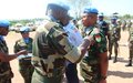Soldiers of UNOCI's 19th Ghanaian Contingent decorated with UN Medal