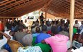 ONUCI Tour à Tahiraguhé : les populations s’engagent à promouvoir la réconciliation nationale et la tenue d’un scrutin apaisé en 2015 