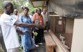 Mission de haut niveau des Nations Unies à l'Ouest: la Chef de l’ONUCI a ensuite remis une broyeuse de manioc et une décortiqueuse de riz à un groupement de femmes vulnérables de Daloa