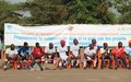 Les projets de réinsertion communautaire expliqués aux jeunes de Guiglo à travers le football