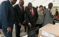 Le Fonds de consolidation de la paix de l’ONU offre un lot d’équipements au Ministère ivoirien de l’Intérieur