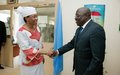 Ivorian Minister-delegate for Defence pays a courtesy call on Special Representative