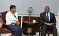 La Chef de l’ONUCI et le Ministre ivoirien de l’Intérieur évoquent la réforme de la Commission Electorale Indépendante et la révision de la liste électorale