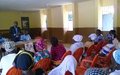 Women leaders in Sinematiali educated on social cohesion and gender-based violence