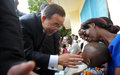  UNITED NATIONS SECRETARY-GENERAL VISITS CAMP FOR INTERNALLY DISPLACED PERSONS
