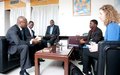 Deputy Special Representative of UN Secretary-General meets UN Special Rapporteur on the rights of internally displaced persons