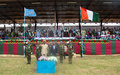 Journée des Casques bleus à Divo le 29 mai 2013 – Chaleureuses salutations entre FRCI et UNpol 
