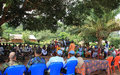 Les populations de Diaibli, dans l’ouest de la Côte d’Ivoire, sensibilisées à la réconciliation et au DDR 