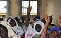 Women of Katiali educated on reconciliation and gender-based violence  