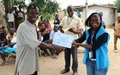 Fight against AIDS and gender-based violence: Peer educators receive certificates  